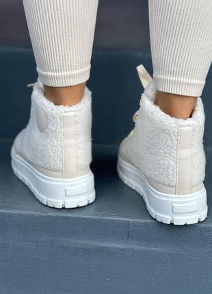 Женские кроссовки ботинки зимние тёплые топ качества5 фото