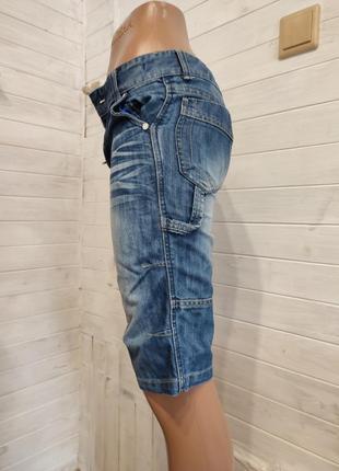 Красивые джинсовые бриджи,шорты на подростка 10 лет1 фото