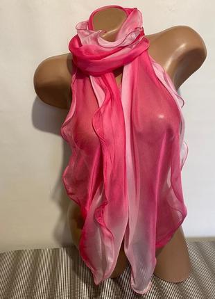 Женский воздушный легкий шарфик (№106)4 фото