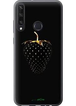 Чохол на huawei y6p чорна полуниця "3585u-1952-2448"