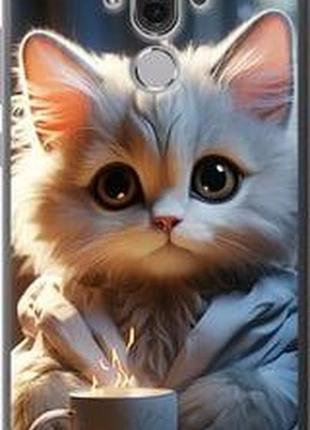 Чехол на huawei mate 9 white cat "5646u-425-2448"