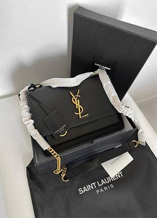 Сумка в стиле Saint Laurent Cassandra Sandalen 75mm Schwarz