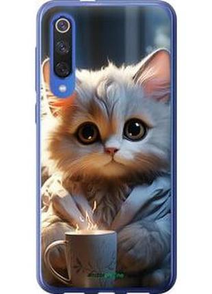 Чохол на def xiaomi mi 9 se book case gray se білий кіт "5646u-1674-2448"