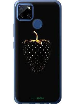 Чохол на realme c12 чорна полуниця "3585t-2240-2448"