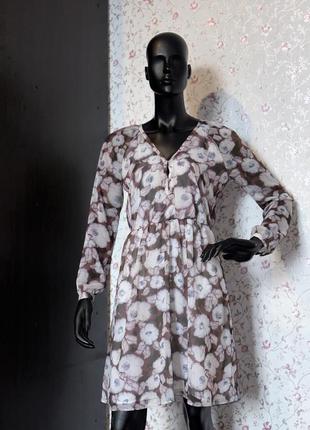 Платье от mango с цветочным принтом5 фото