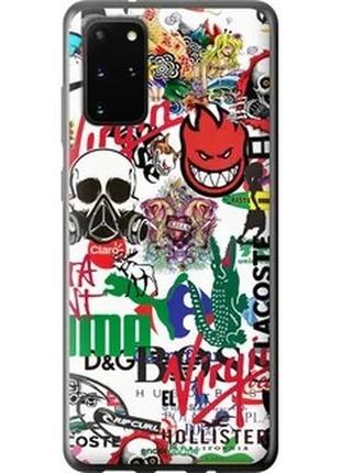 Чехол на samsung galaxy s20 plus many different logos "4022u-1822-2448"