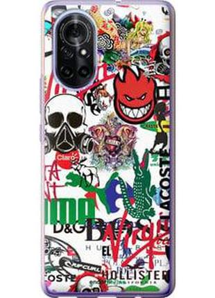 Чохол на huawei nova 8 many different logos "4022u-2245-2448"