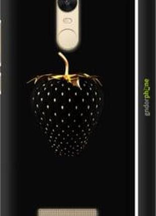 Чохол на xiaomi redmi note 3 pro чорна полуниця "3585c-335-2448"
