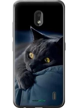 Чохол на nokia 2.2 димчастий кіт "825u-1706-2448"