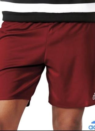 Шорты спортивные темно красные мужские шорты adidas- s m2 фото