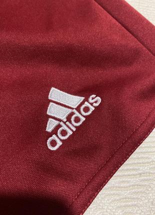 Шорты спортивные темно красные мужские шорты adidas- s m3 фото