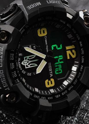 Спортивные часы besta symbol, мужские, тактические, электронные, водонепронецаемые device clock8 фото