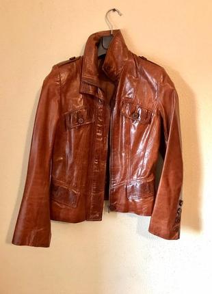 Куртка кожаная