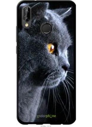 Чохол на huawei p20 lite красивий кіт "3038b-1410-2448"