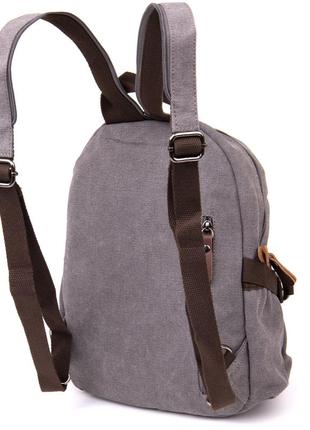 Рюкзак текстильный унисекс vintage 20601 серый3 фото