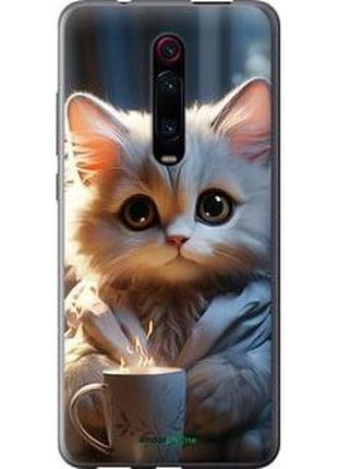 Чехол на xiaomi mi 9t pro white cat "5646t-1698-2448"