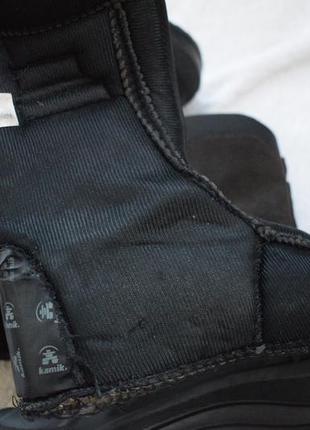 Замшеві зимові черевики сноубутси валенки калоша прогумовані kamik waterproof thinsulate р. 426 фото