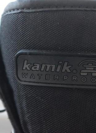 Замшевые зимние ботинки сноубутсы валенки калоша прорезиненные kamik waterproof thinsulate р. 428 фото