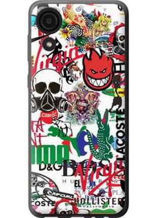 Чехол на samsung galaxy a03 core a032f many different logos "4022u-2539-2448"