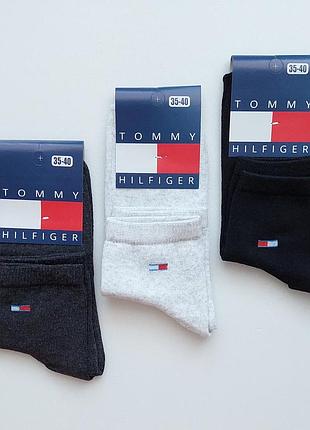 6 пар подростковые спортивные носки "tommy hilfiger". 35-40г. средней высоты, демисезонные.