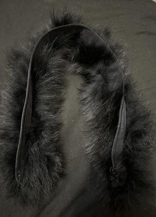 Опушка натуральный мех песец