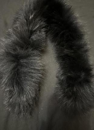 Опушка натуральный мех песец
