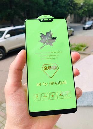 Захисне скло oppo a5  20d повна поклейка