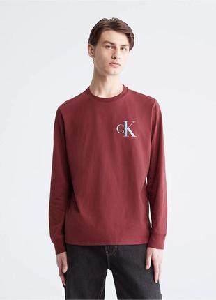 Чоловічий лонгслів calvin klein