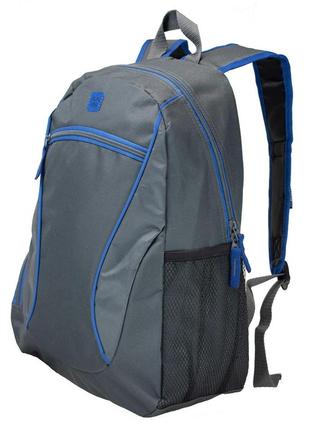 Рюкзак міський semi line 18 grey/blue elements (j4917-3)