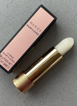 Бальзам для губ gucci baume lip balm transparent standart high shine оригінал