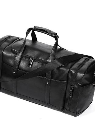 Качественная мужская городская сумка на плечо большая и вместительная дорожная сумка ручная кладь1 фото
