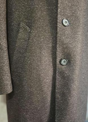 Элегантное мужское пальто шерсть5 фото