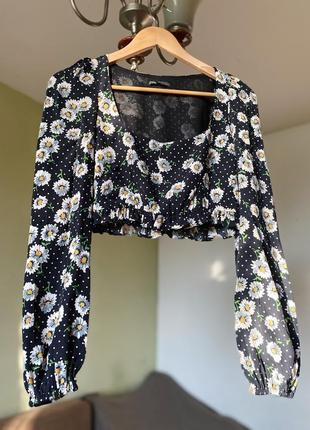 Топ zara в ромашку2 фото