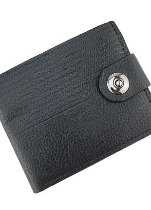 Гаманець чоловічий чорний 11х9.5см м85-1