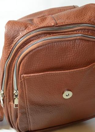 Жіночий рюкзак з еко-шкіри  турція ( 5 кольорів)10 фото