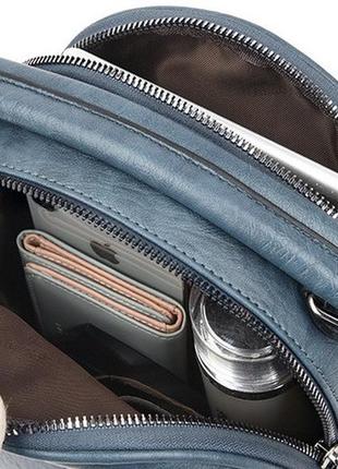 Женский мини рюкзак сумка кенгуру эко кожа, маленький рюкзачок сумочка8 фото
