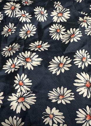 Сукня міді мидакси атласна з квітковим принтом7 фото