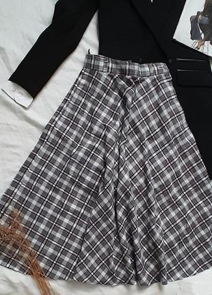 Миди юбка в клетку,англия