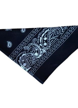 Женская бандана байкерская повязка платок с принтом2 фото