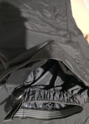 Чорні теплі лижні штани непромокаючі розмір л5 фото