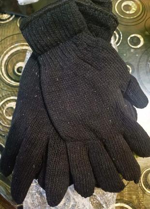 В'язані подвійні робочі рукавички