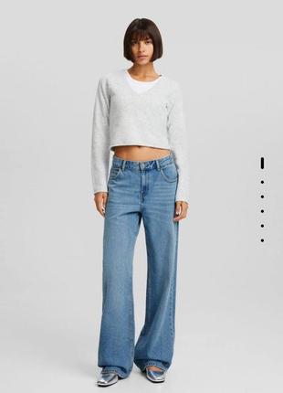Новые джинсы bershka, baggy jeans, широкие джинсы