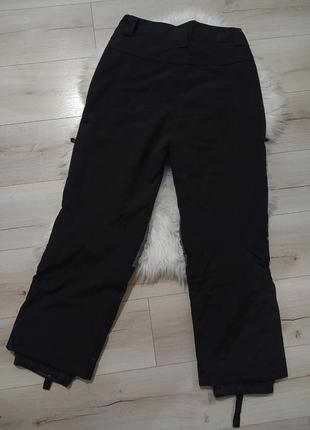 Черные теплые лыжные брюки непромокаемые размер л2 фото