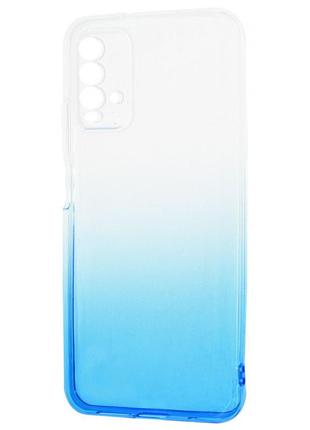 Чохол силікон 0.5 mm gradient design xiaomi redmi 9t/redmi 9 power white/blue