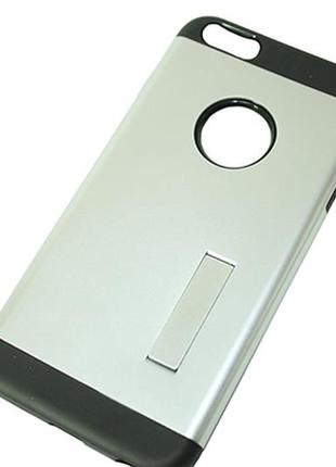Чехол на iphone 6/6s/задняя крышка с подставкой/серебряный
