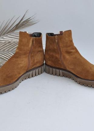 Замшевые утепленные ботинки в идеальном состоянии gabor ничевина3 фото