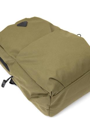 Рюкзак текстильний smart унісекс vintage 20623 оливковий4 фото