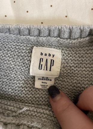 Теплий комбінезон gap на малюка 0-3 місяці2 фото