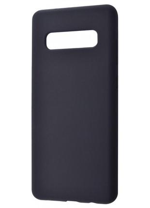 Чохол wave full silicone cover samsung galaxy s10 plus (g975f) black