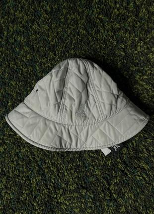 Панама kangol quilted casual bucket hat grey (new) | original